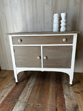 Load image into Gallery viewer, Vintage Oak Cabinet, Scranberry Coop location
