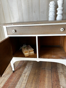 Vintage Oak Cabinet, Scranberry Coop location